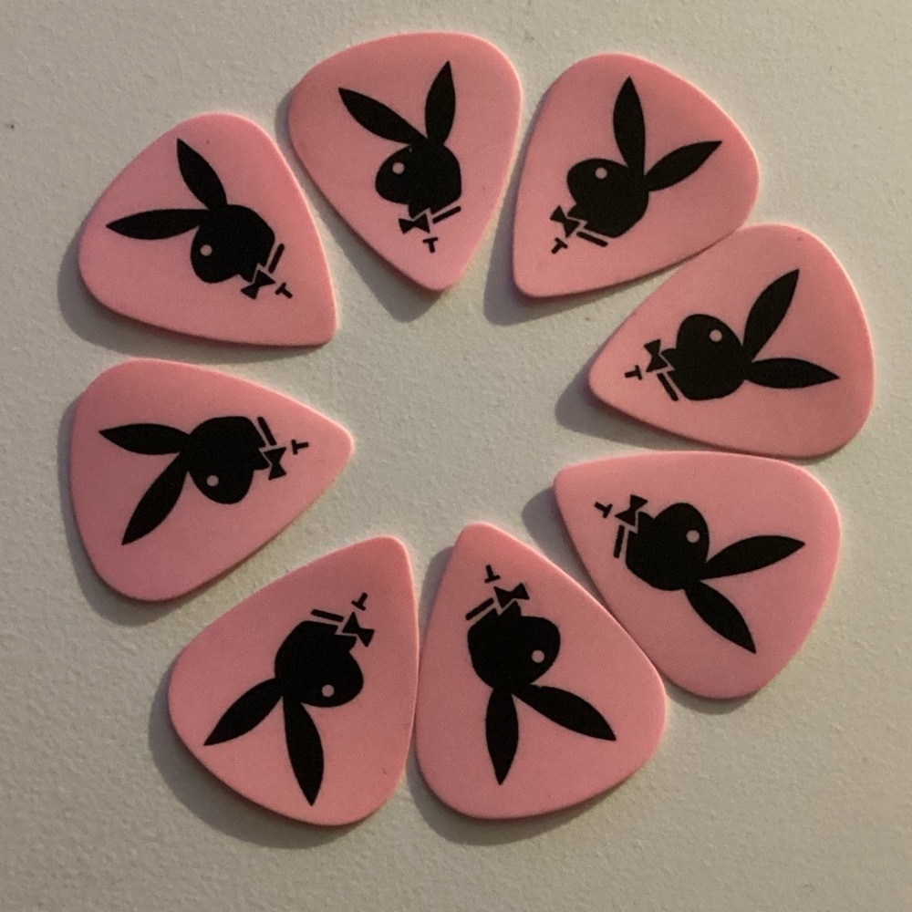 PLAYBOY Pink Guitar Picks
